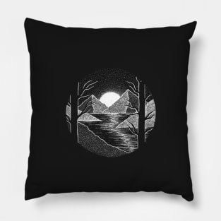 Midnight Lake Pillow