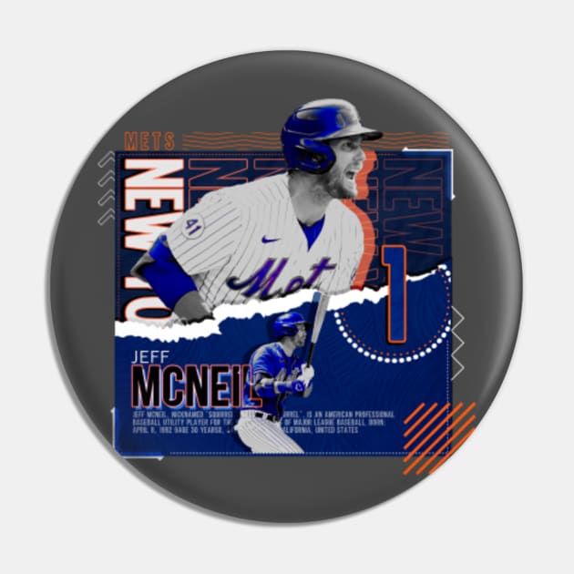  Jeff McNeil New York Mets Poster Print, Baseball