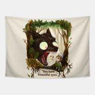 You Have Beautiful Eyes - Over The Garden Wall fan art Tapestry