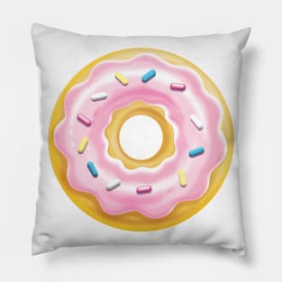 Pink donut Pillow