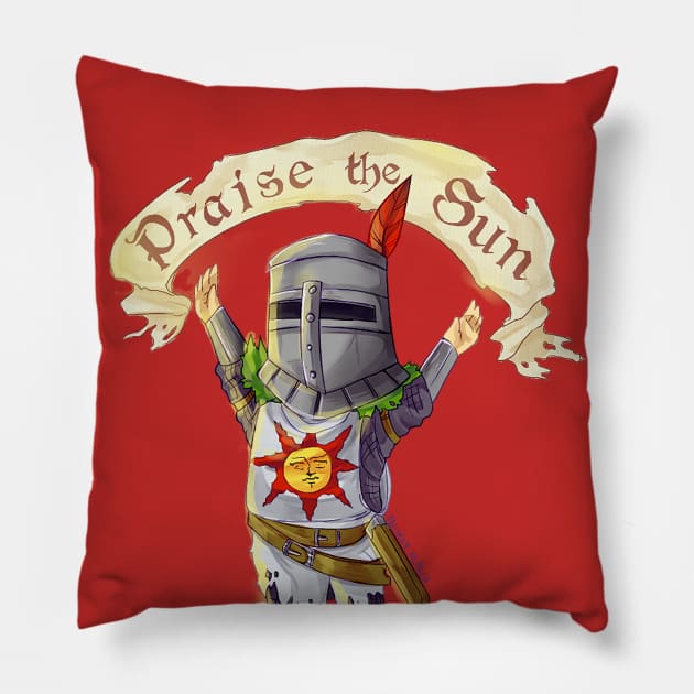 Solaire of Astora Pillow by UnluckyAlpaca