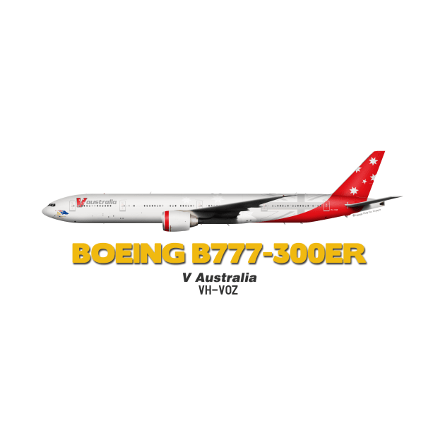 Boeing B777-300ER - V Australia by TheArtofFlying