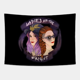 Ladies of the Fright logo Tapestry