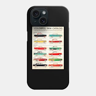 colorfull retro old car advert Phone Case