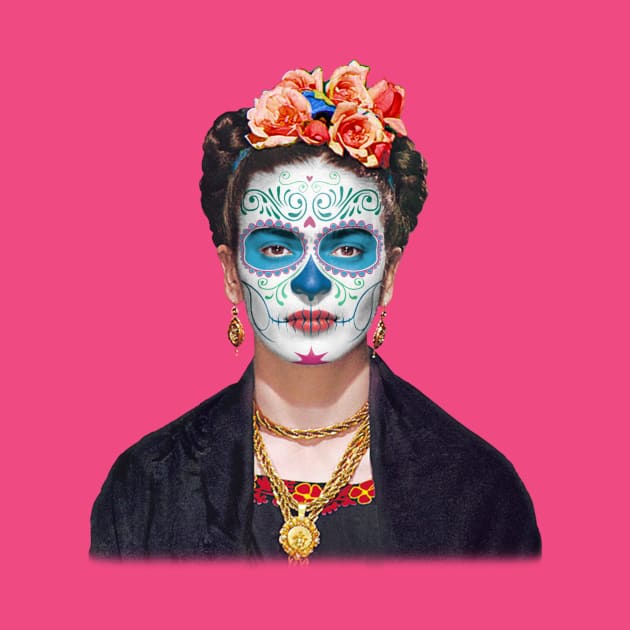 Frida Kahlo Day of the Dead by Cabezon