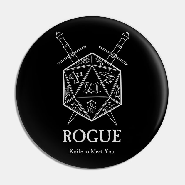 Rouge Knife to Meet You Pin by SimonBreeze