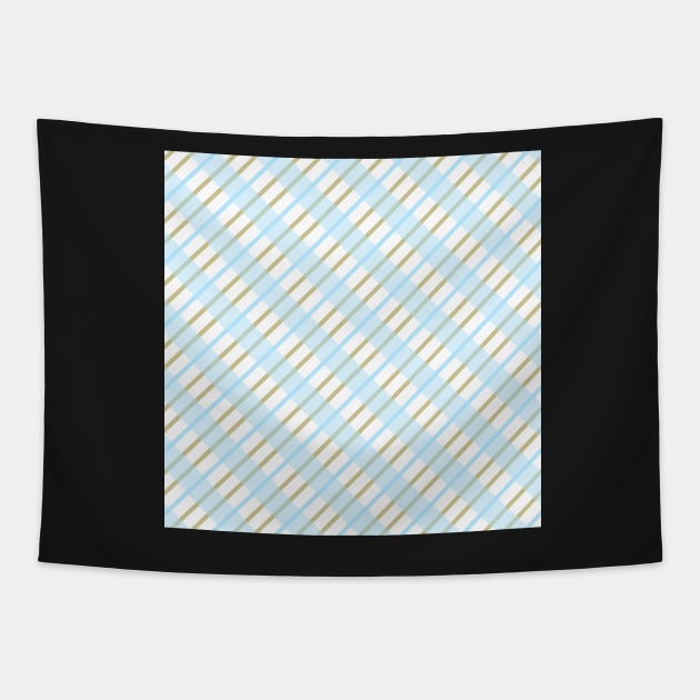 blue,green mixed check Tapestry by zzzozzo