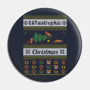 CATastrophic Christmas Pin