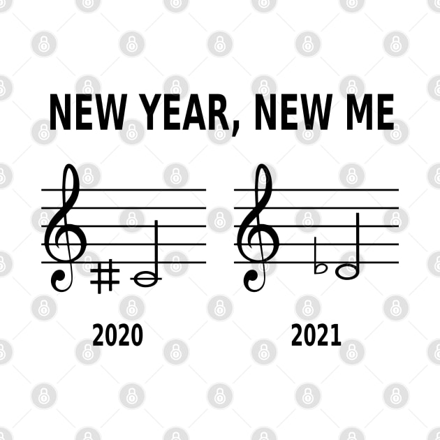 Funny New Year Resolution  - Music Note Meme 2021 by T-Shirt Dealer