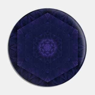 February Birthstone Crystal Amethyst Pin