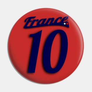 FRANCE FOOT 10 Pin