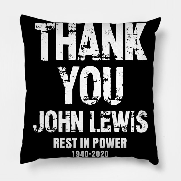 Thank You John Lewis Pillow by Albatross