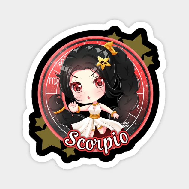Anime Style Horoscope Zodiac Icon Scorpio Stock Vector (Royalty Free)  368313095 | Shutterstock
