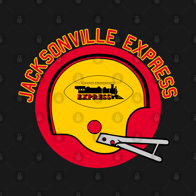 Jacksonville Express (World Football League) 1975 by HelmetAddict