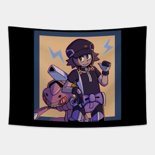 vaporwave anime aesthetic video game Tapestry