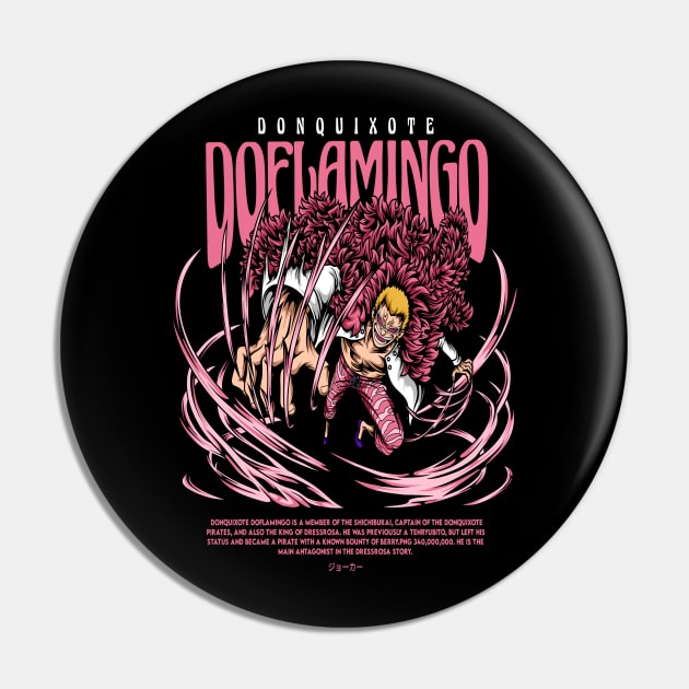 Doflamingo Pin by Naturestory