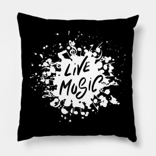 Harmonious Melodies: Live Music Pillow