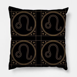 leo is a sign of the zodiac Pillow