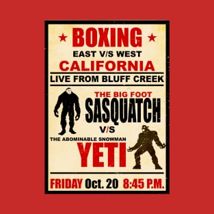 Sasquatch V/S Yeti T-Shirt