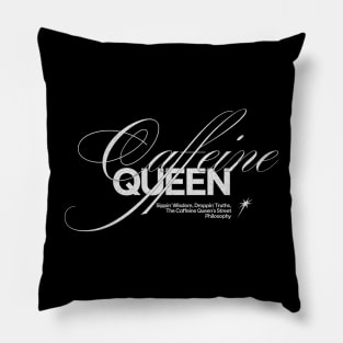 Caffeine Queen: Streetwise Wisdom Pillow