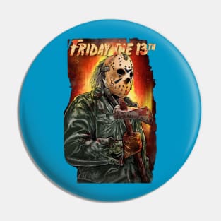 friday the 13th Pin