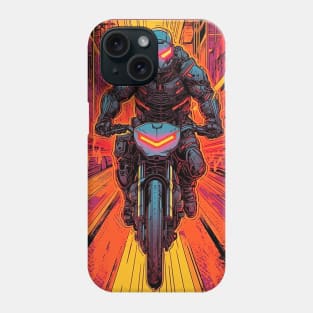 Cyberpunk Style Tarot - The Rogue Drone Phone Case