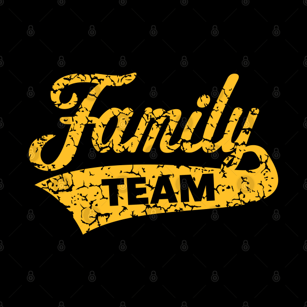 Family Team (Vintage / Gold) by MrFaulbaum