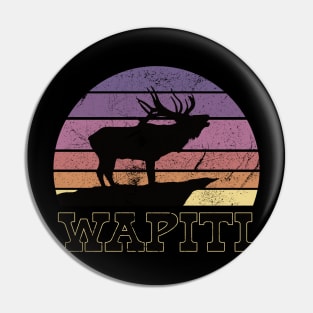 Wapiti Elk Rainbow Pin