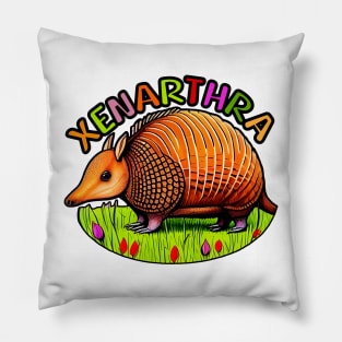 Animal Alphabet - X for Xenarthra Pillow