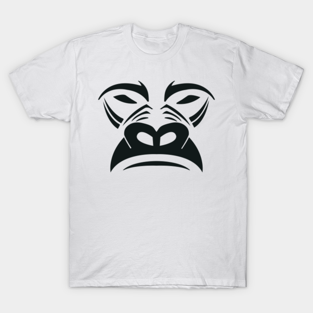 Disover Gorilla Face - Gorilla Face - T-Shirt