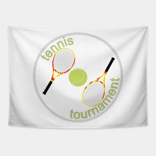 Rackets with tennis ball Tapestry