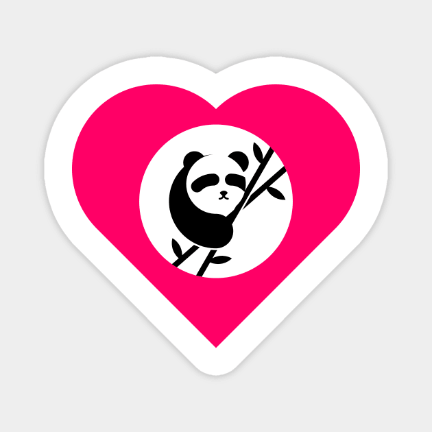 Love The Panda Magnet by Jump.Design