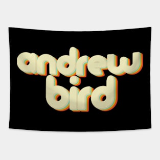 vintage color andrew bird Tapestry