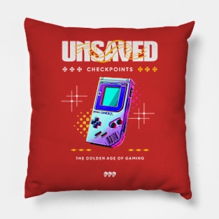 Unsaved Checkpoints Pillow