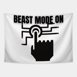 Beast mode No Design Tapestry