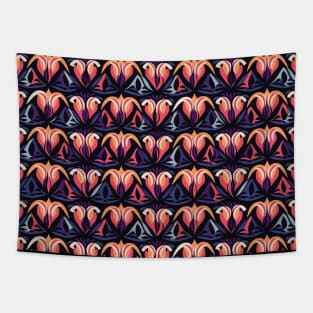 Tulips Flower Seamless Pattern V8 Tapestry