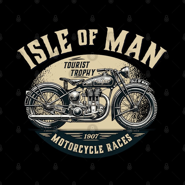 Isle of Man TT Motorcycle Racing by Graphic Duster