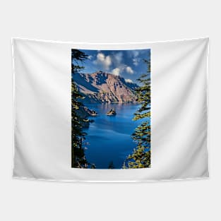 Crater Lakes Phantom Ship Tapestry