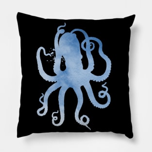 Blue Octopus Pillow