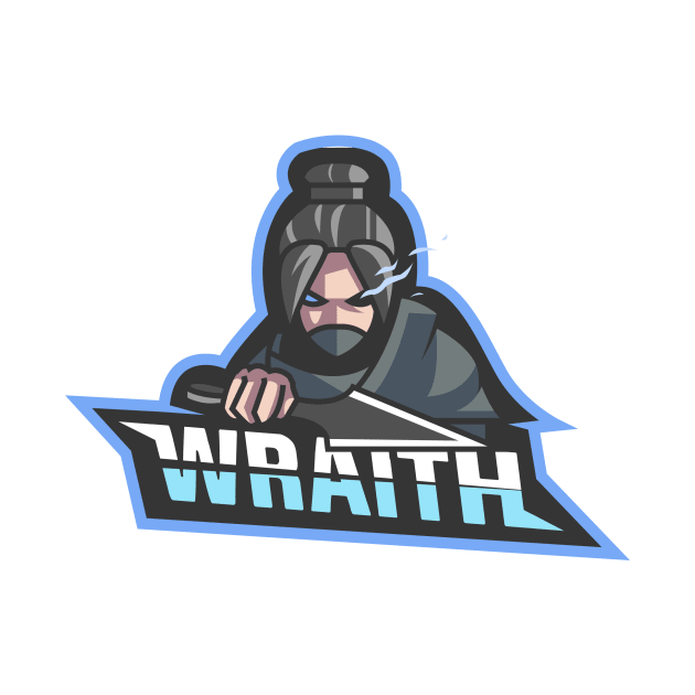 Apex Legends Wraith Mascot Esports logo by AwHM17