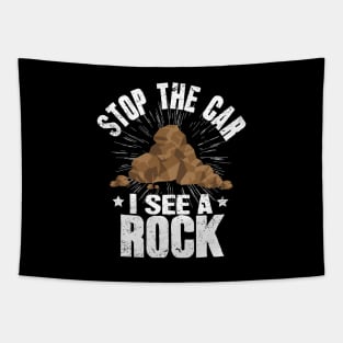 Stop The Car I See A Rock Geologist Tapestry
