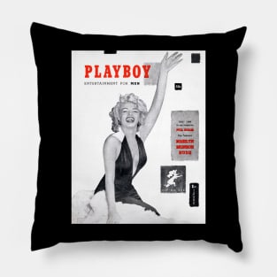 Vintage Nudie Magazine Issue #1 Pillow