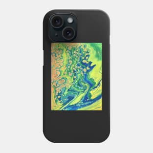 Thermal Field - Abstract Acrylic Pour Painting Phone Case