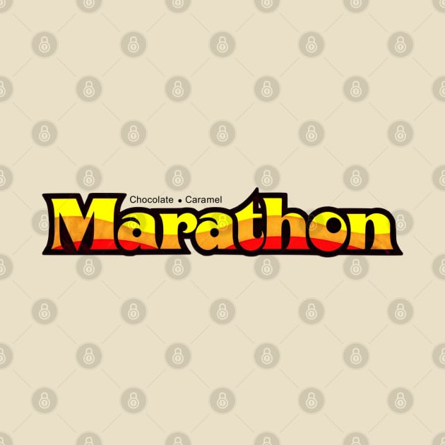 Marathon Bar (black text) by TeeShawn