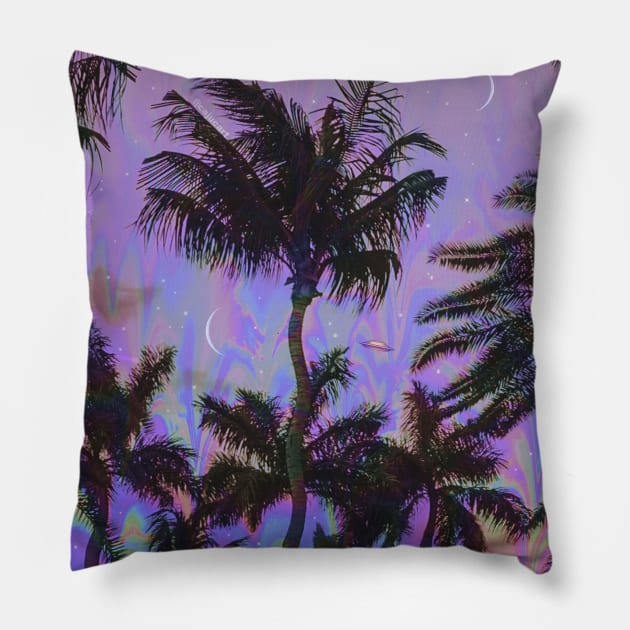 Palm Visions Pillow by Cajuca