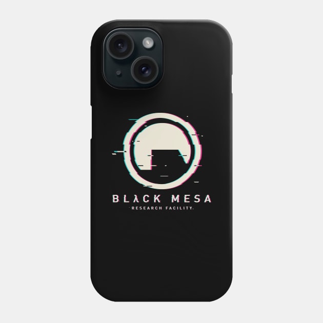 Black Mesa Research Facility Glitch Phone Case by Hataka