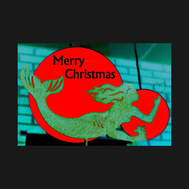 Christmas Mermaid - Merry Christmas by BadHabitsLounge