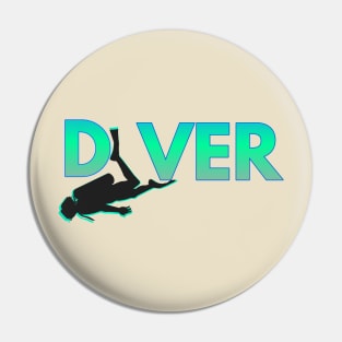 Scuba diving t-shirt designs Pin