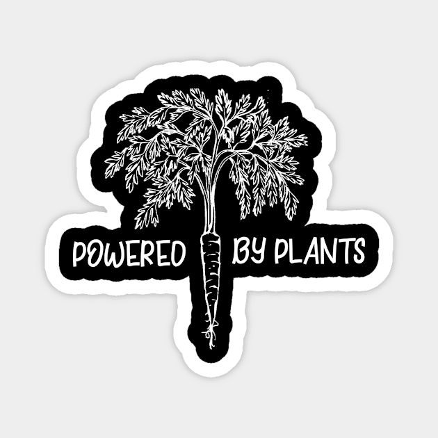 Powered By Plants Carrot Magnet by MisterMash