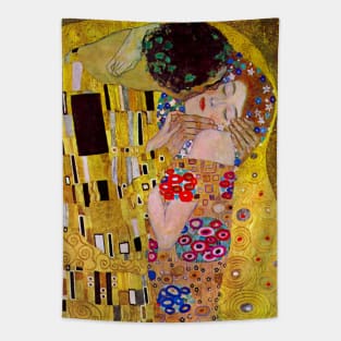 The Kiss by Gustav Klimt Tapestry